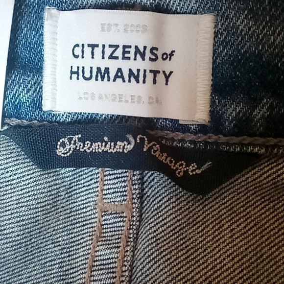 CITIZENS OF HUMANITY Valerie High Rise Tapered Stirrup Jean in Caraway - Picture 8 of 9